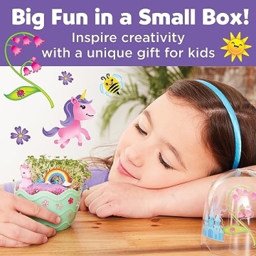 Magical Unicorn Terrarium Kit for Creative Kids Crafts