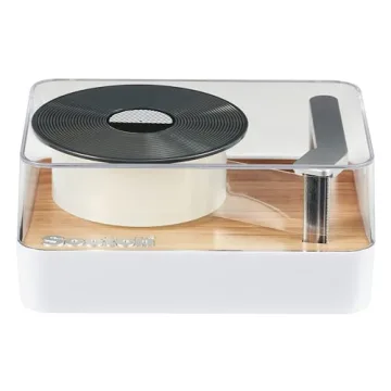 Stylish Record Player Tape Dispenser for Fun and Functionality