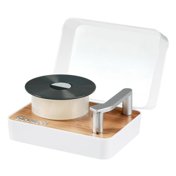 Stylish Record Player Tape Dispenser for Fun and Functionality