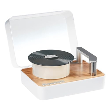 Stylish Record Player Tape Dispenser for Fun and Functionality