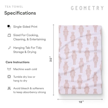 GEOMETRY Christmas Kitchen Towels - Quick Dry Microfiber Cloth Dish Towels for Kitchen Drying - Prem...