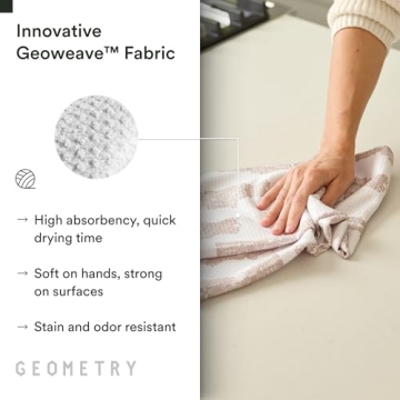 Geometry Christmas Kitchen Towels for Festive Use
