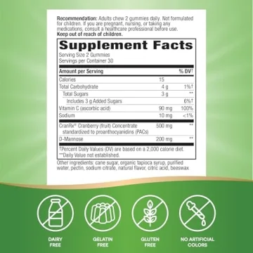 Nature's Way CranRx Gummies for Urinary Health Support