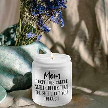 ANSOPER Gifts for Mom from Daughter, Son - Mom Gifts, Funny Birthday Gifts for Mom, Mothers Day & Christmas Day Gifts for Mom, Lavender Candles(7oz)