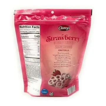 Generic Birthday Cake Yogurt Covered & Strawberry Yogurt Covered Pretzels Assortment Net Wt. 7 oz (198 g) - Pack of 2