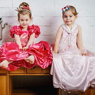 10pcs Princess Character Hair Bows Clips for Girls Women