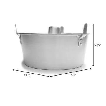 Fox Run Loose Bottom Angel Food Cake Pan, Aluminum, 10.75-Inch