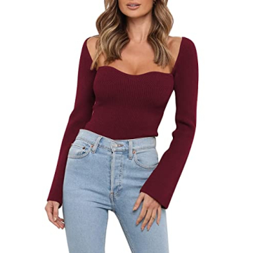 LILLUSORY Women's Cute Sweater for Winter Style