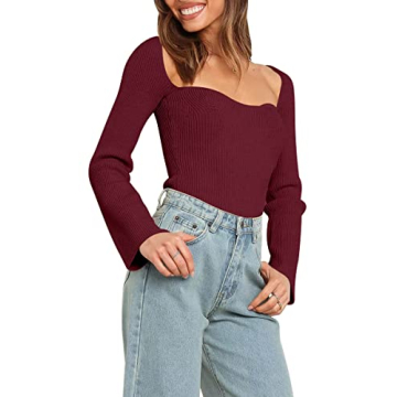 LILLUSORY Women's Cute Sweater for Winter Style