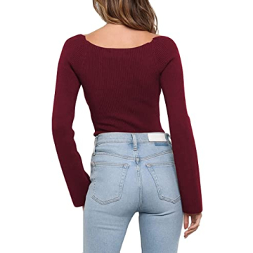 LILLUSORY Women's Cute Sweater for Winter Style