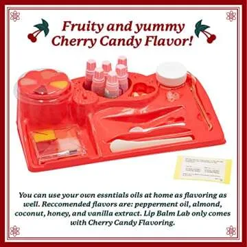 MindWare Science Academy Lip Balm Lab Kit | Includes 18pcs for DIY Lip Balms to Teach Kids & Teens Cosmetic Chemistry