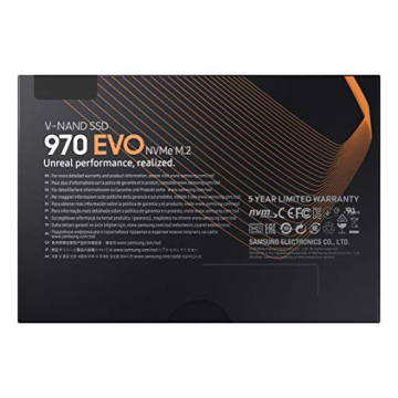 Samsung 970 EVO 500GB NVMe SSD High-Speed M.2 Drive