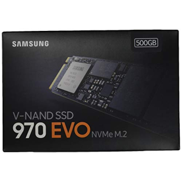 Samsung 970 EVO 500GB NVMe SSD High-Speed M.2 Drive
