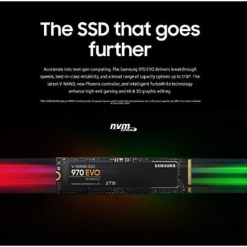 Samsung 970 EVO 500GB NVMe SSD High-Speed M.2 Drive