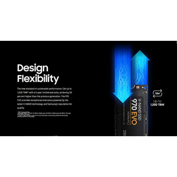Samsung 970 EVO 500GB NVMe SSD High-Speed M.2 Drive