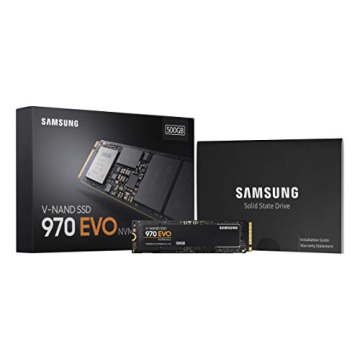 Samsung 970 EVO 500GB NVMe SSD High-Speed M.2 Drive