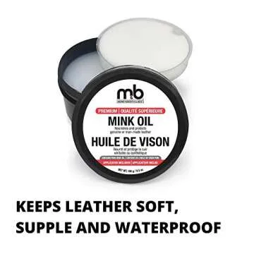 Moneysworth & Best Mink Oil - Exceptional Leather Care
