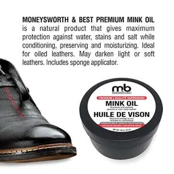 Moneysworth & Best Mink Oil - Exceptional Leather Care