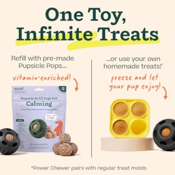 Durable WOOF Power Chewer Pupsicle Toy for Dogs