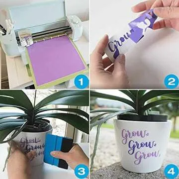 Kassa 60-Piece Vinyl Sheets for Vibrant DIY Projects