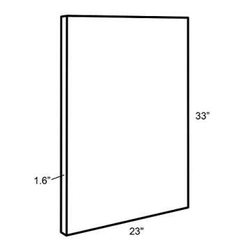 Kate and Laurel Sylvie Bubblegum Bunny Framed Canvas Wall Art by Amy Peterson, 23x33 Gray, Whimsical Baby Animal Art