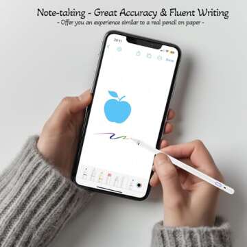 Stylus Pen for iPhone 12-16 Series: Apple Pencil for iPhone 16/15/14/13/12 - Fine Point Stylus with ...