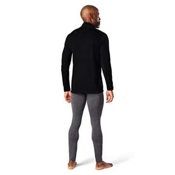 Smartwool Men's Classic All-Season Merino Wool Base Layer — Quarter Zip (Slim Fit)