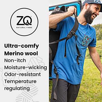 Smartwool Men's Classic All-Season Merino Wool Base Layer — Quarter Zip (Slim Fit)
