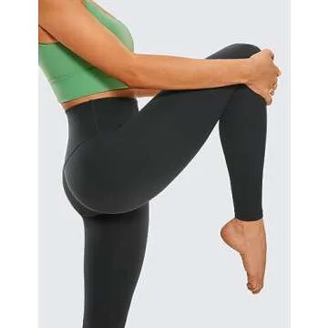 CRZ YOGA Butterluxe Extra Long Leggings for Tall Women 31 Inches - High Waisted Athletic Workout Soft Yoga Pants Black XX-Small