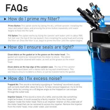 Penn-Plax Cascade 700 Canister Filter for Aquariums Up to 65 Gallons