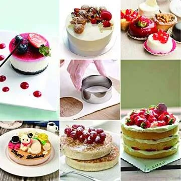 12-Piece Round Cookie Biscuit Cutter Set for Perfect Pastries