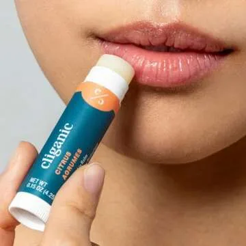 Cliganic Organic Lip Balm Set - 8 Natural Flavors for All