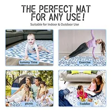 Extra Large Stylish Baby Play Mat for Safe Playtime