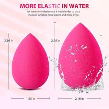 Larbois Makeup Sponges for Flawless Blending - 3 Pack