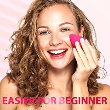 Larbois Makeup Sponges for Flawless Blending - 3 Pack