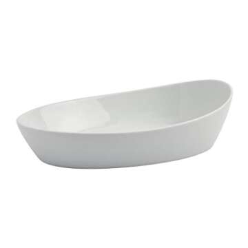 Denmark White Chip Resistant Serving Bowl Set of 3