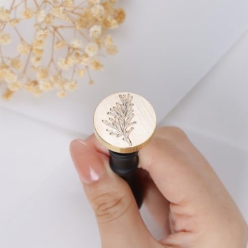 Premium Rosemary Botanical Twig Wax Seal Stamp for All Occasions