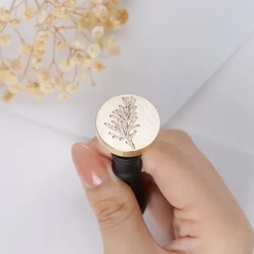 Premium Rosemary Botanical Twig Wax Seal Stamp for All Occasions
