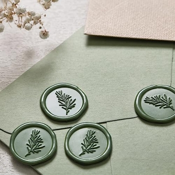 Premium Rosemary Botanical Twig Wax Seal Stamp for All Occasions