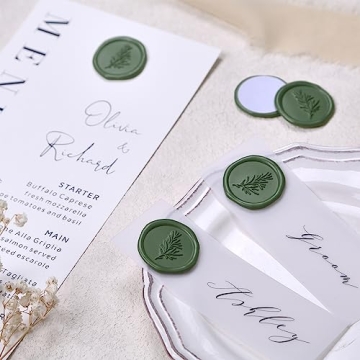 Premium Rosemary Botanical Twig Wax Seal Stamp for All Occasions