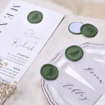 Premium Rosemary Botanical Twig Wax Seal Stamp for All Occasions