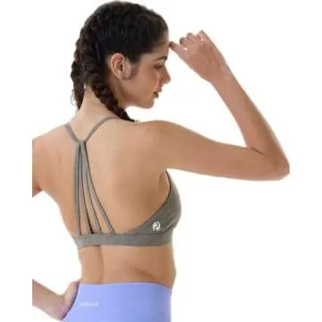 AUROLA Mercury Workout Sports Bras Women Athletic Removable Padded Backless Strapy Gym Yoga Crop Top