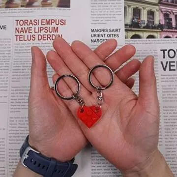 Meyerascal Heart Keychain Set for Couples - Charming Gift