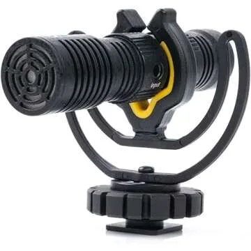 Deity V-Mic D4 Duo Video Microphone Dual Mono/Stereo Recording Interview Mic with Shock Mount for Vlog Pocket Cam DSLR Camera