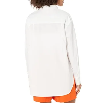 The Drop Women's Kendra Long Shirt - Loose Fit and Stylish