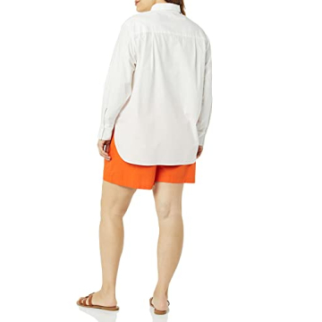 The Drop Women's Kendra Long Shirt - Loose Fit and Stylish