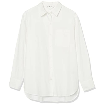 The Drop Women's Kendra Long Shirt - Loose Fit and Stylish
