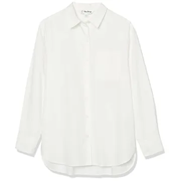 The Drop Women's Kendra Long Shirt - Loose Fit and Stylish