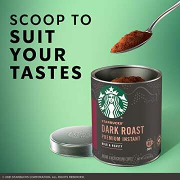 Starbucks Dark Roast Instant Coffee - Bold & Easy Brew