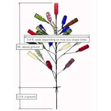 Big Daddy Bottle Tree - Handcrafted Steel Garden Decor | USA